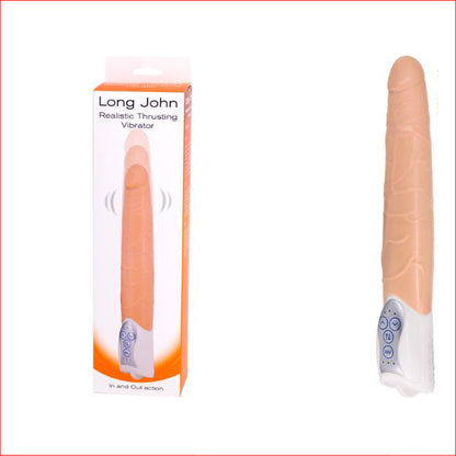 Long John Realistic Thrusting Vibrator