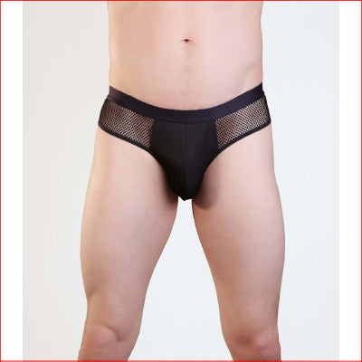 Mens Mesh Jock Strap Solid Pouch S/M