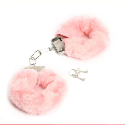 Fetish Pleasure Fluffy Cuffs Pink