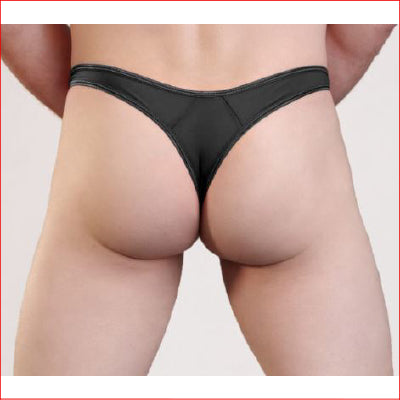 Mens Quick Release Thong Black L/XL