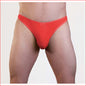 Mens Lycra Thong Red L/XL