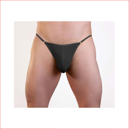 Mens Lycra G-String Black L/XL