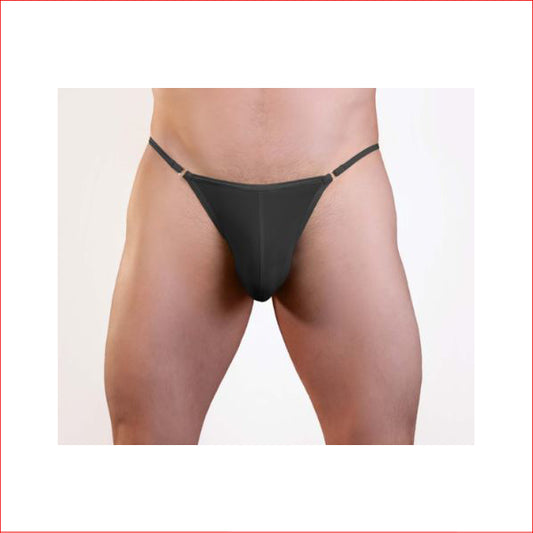 Mens Lycra G-String Black L/XL
