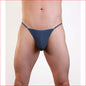 Mens Lycra G-String Navy S/M