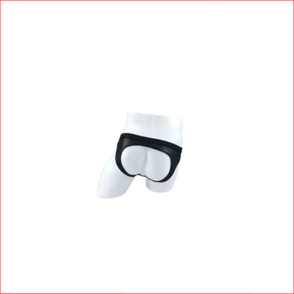Leather Look Jock Strap 2 Ring L/XL