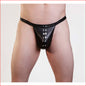 Leather Look Double Studded Pouch S/M