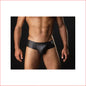 249 Men's Wetlook Hot Pants Medium Black