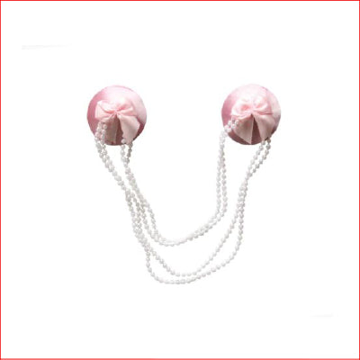 Round Pastire with Bow & Beaded Strings