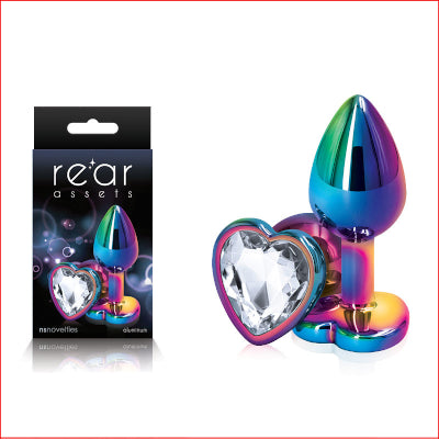 Rear Assets Multicolour Heart Clear- Small