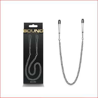 Bound Nipple Clamps Gunmetal