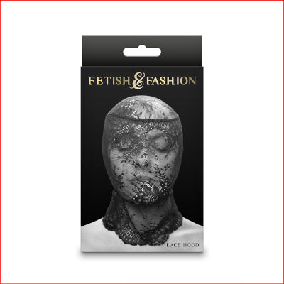 Fetish & Fashion - Lace Hood Black