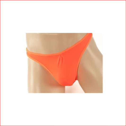 201 Men's Lycra G-String Orange OS