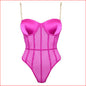 Hot Pink Teddy w Chains Medium