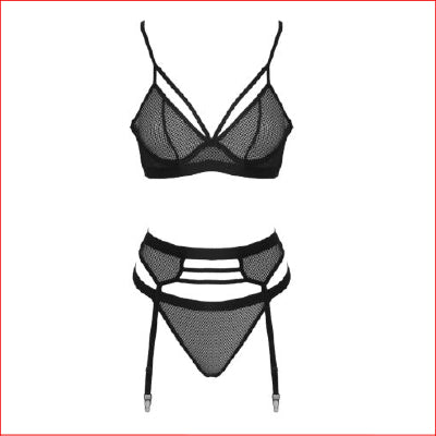 MUSE 3pce Mesh Set Black X-Large