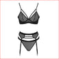 MUSE 3pce Mesh Set Black X-Large