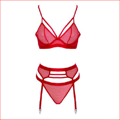 MUSE 3pce Mesh Set Red Large
