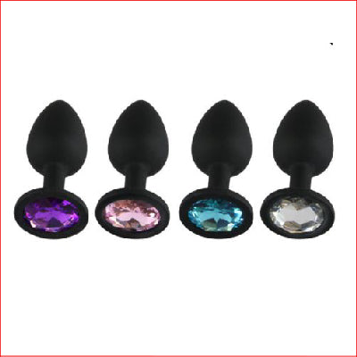 Silicone Small Butt Plug Black