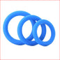 Ram Silicone Rings 3pk Blue