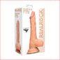 RealRock 9" Dildo 23cm w Balls Flesh