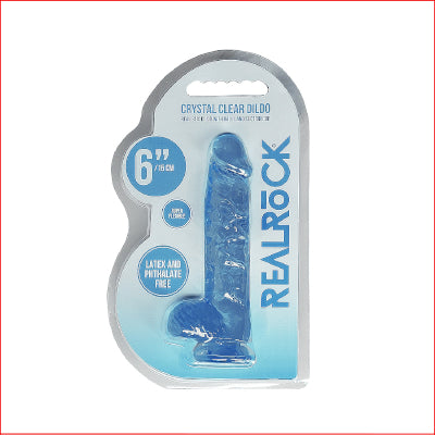 RealRock 6" Crystal Clear Blue