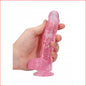 RealRock 6" Crystal Clear Pink
