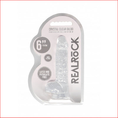 RealRock 6" Crystal Clear Transparent