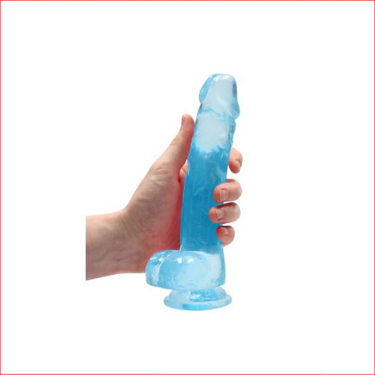 RealRock 8" Crystal Clear Blue
