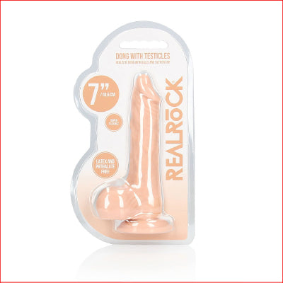 RealRock 7" with Balls Flesh