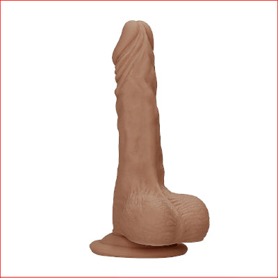RealRock Dong & Balls 8" Tan