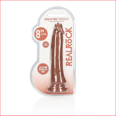 RealRock 8" Dong without Testicles Tan