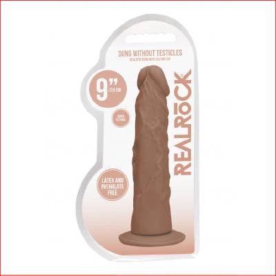 RealRock 9" Dong without Testicles Tan