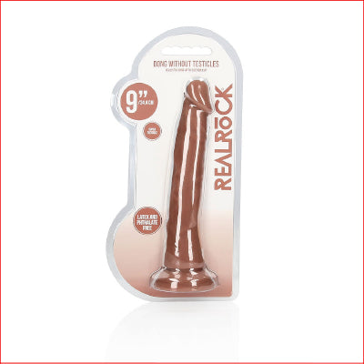 RealRock 9" Dong without Testicles Tan