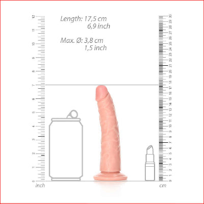RealRock 6" Slim Flesh