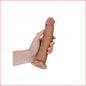 Curved Realistic 8" Dildo Tan