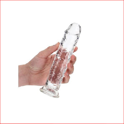 Crystal Clear 7" Straight No Balls - Clear