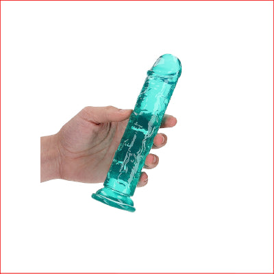 Crystal Clear 7" Straight No Balls - Turquoise