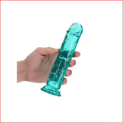Crystal Clear 7" Straight No Balls - Turquoise