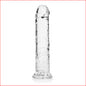 Crystal Clear 8" Straight Translucent