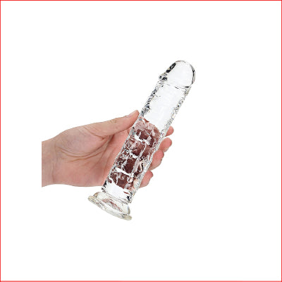 Crystal Clear 8" Straight Translucent
