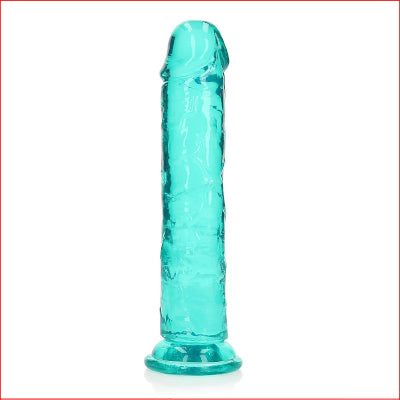 Crystal Clear 8" Straight Turquoise