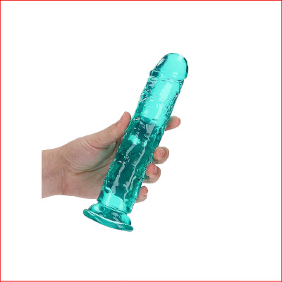 Crystal Clear 8" Straight Turquoise