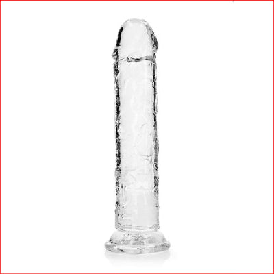 RealRock 9" Clear Straight Crystal Clear
