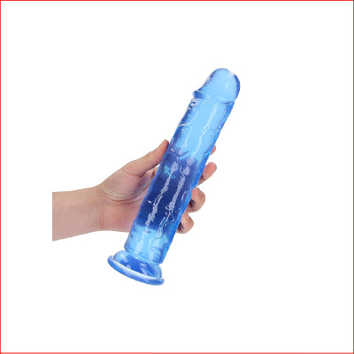 Crystal Clear 10" Straight Blue