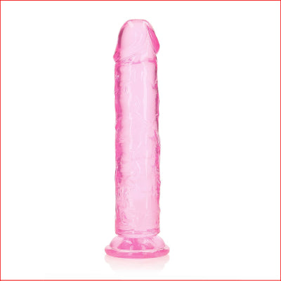 Crystal Clear 10" Straight Pink