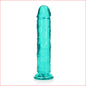 Crystal Clear 10" Straight Turquoise