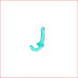 Crystal Clear 6" Strapless Strap-on Tur