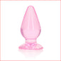 Crystal Clear 3.5" Butt Plug Pink