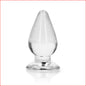 Crystal Clear 3.5" Butt Plug Clear