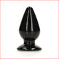 Crystal Clear 4.5" Butt Plug Black
