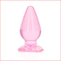 Crystal Clear 4.5" Butt Plug Pink